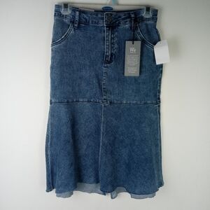 Wash Lab Denim Trumpet Skirt Size 25